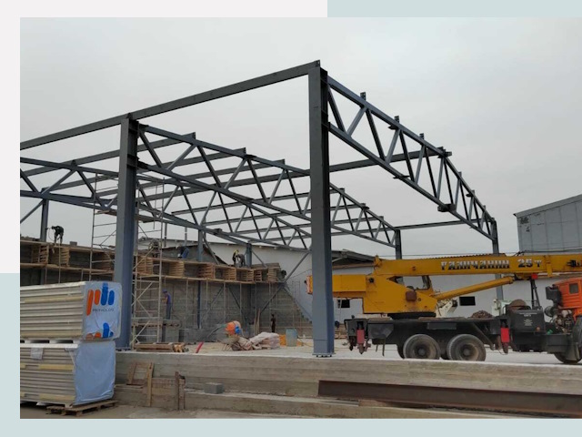 Строительство цехов в Кимрах