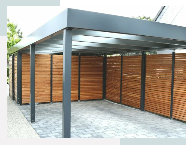 Навесы для парковки в Кимрах