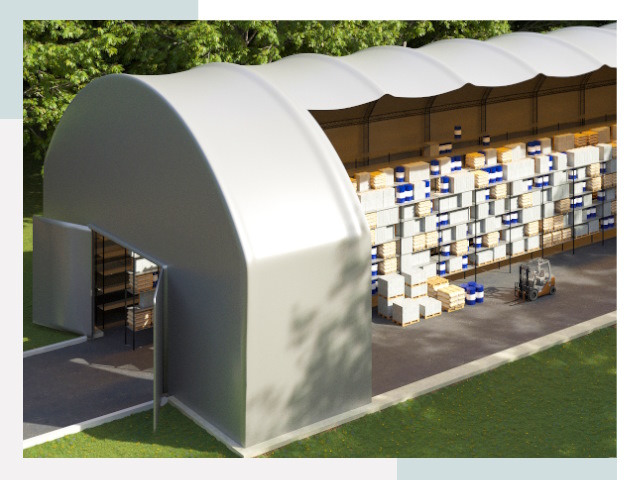 Тентовые ангары в Кимрах
