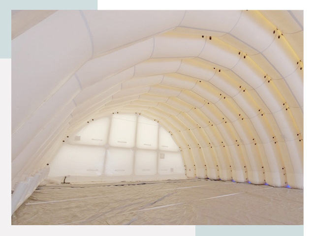 Пневмокаркасные ангары в Кимрах