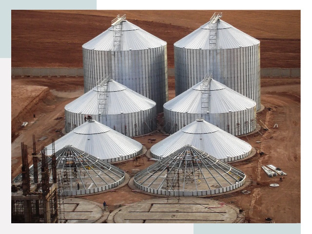 Строительство зерновых силосов в Кимрах