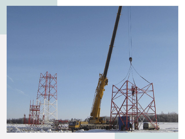 Монтаж вышек связи в Кимрах