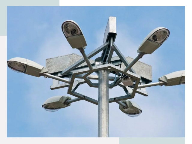 Монтаж осветительных мачт в Кимрах