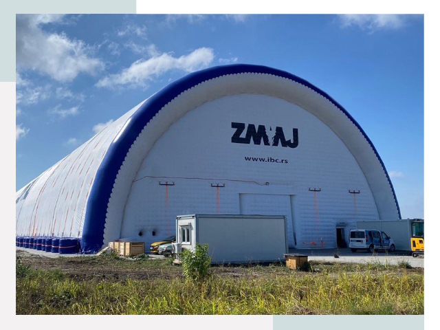 Брендирование ангаров в Кимрах