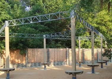 Терраса из металлоконструкций под ключ, проектирование, изготовление и монтаж от СтальСтрой-Кмы